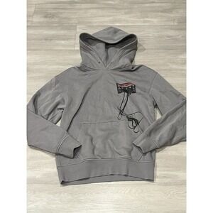 Men's VTG Levi's SilverTab Gray Cotton Hoodie‎ Pullover Longsleeve M